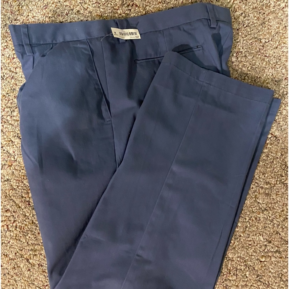 New men’s, indigo, blue dress pants